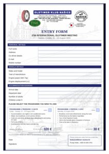 Entry form 2026